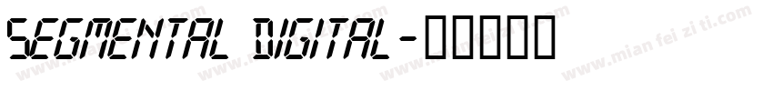 Segmental Digital字体转换